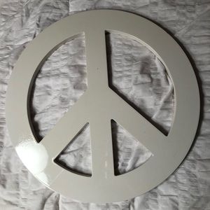 peace sign wall decor